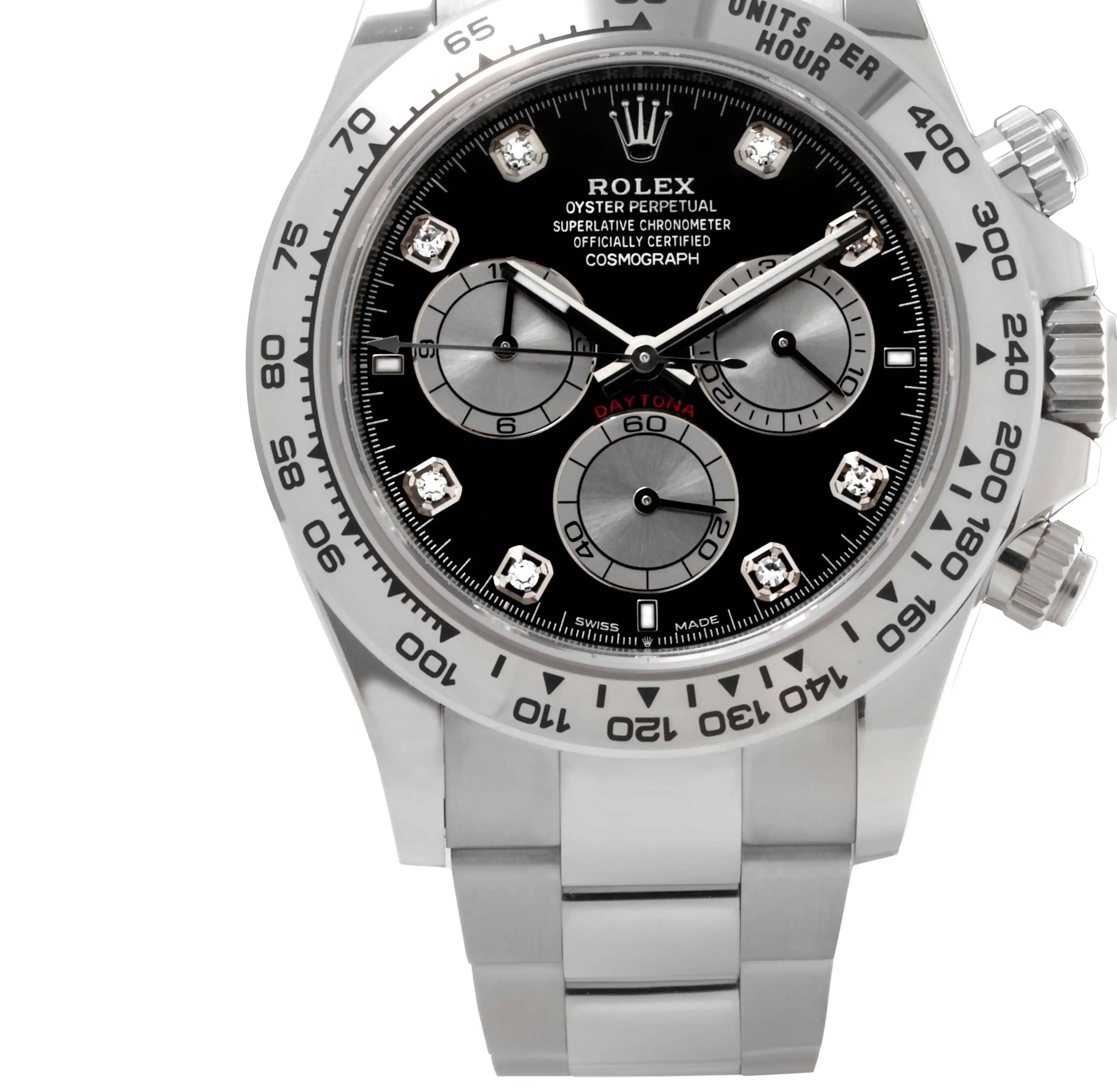 PrestigiousJewelrys Gold Daytona 126509 White Rolex 0627